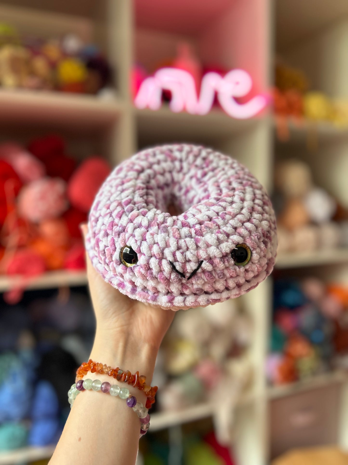 Violet donut