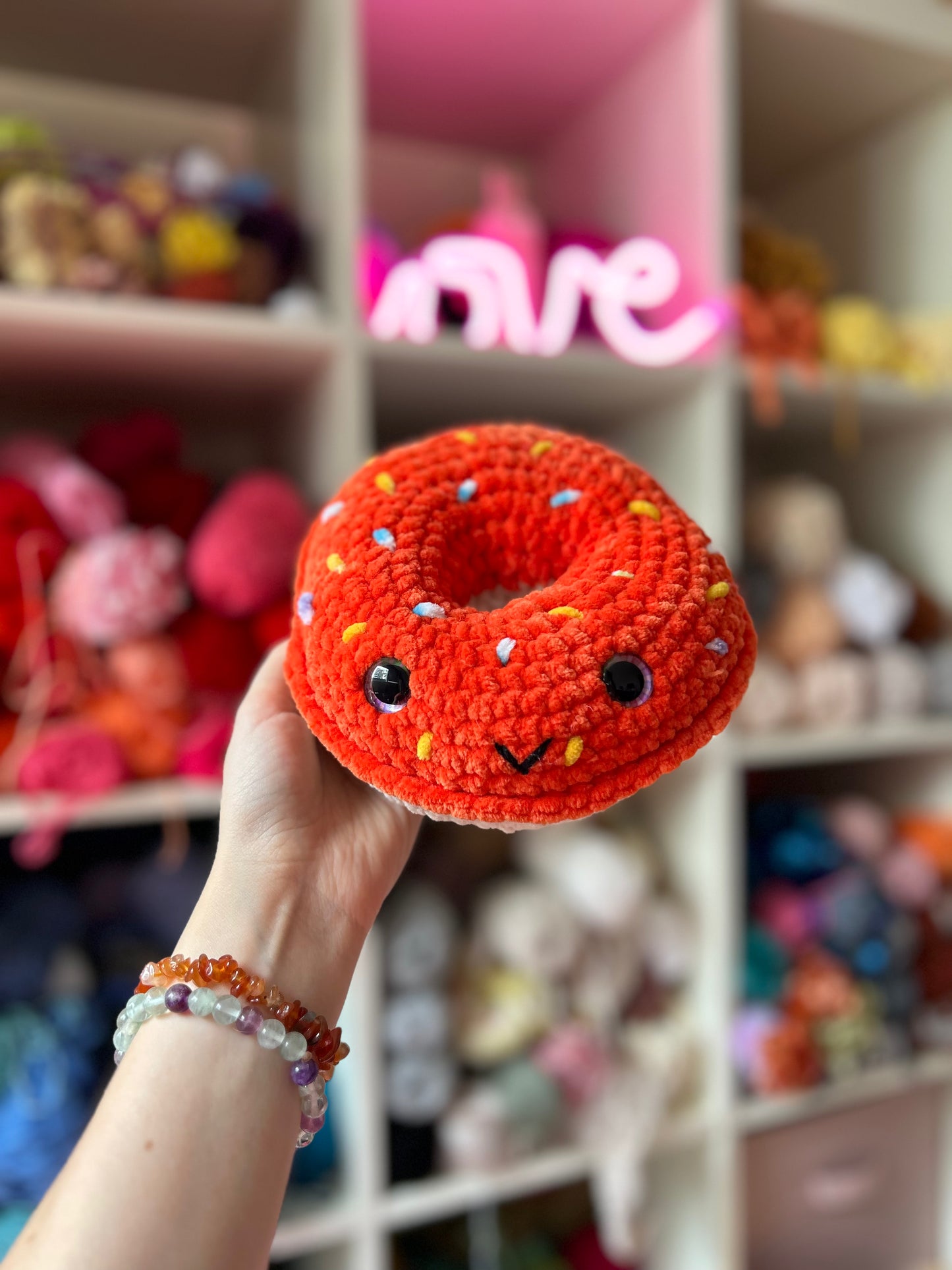 Orange donut